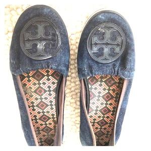 Tory Burch Slip on Sneaker in Denim